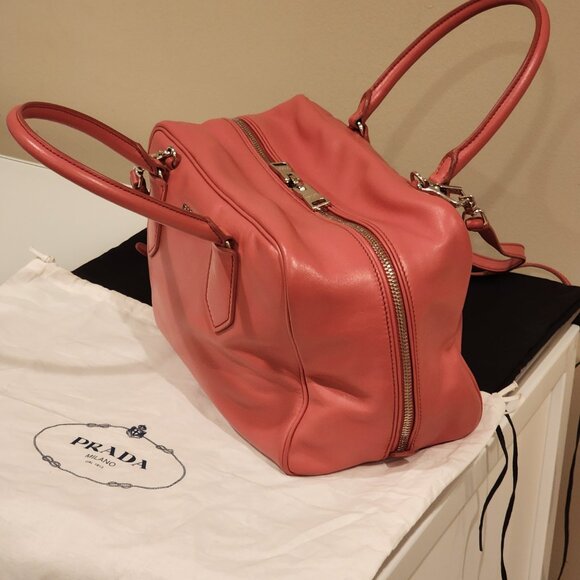 Excellent!! PRADA: Large Inside Tote Bauletto Top handle & Crossbody bag - Picture 2 of 16